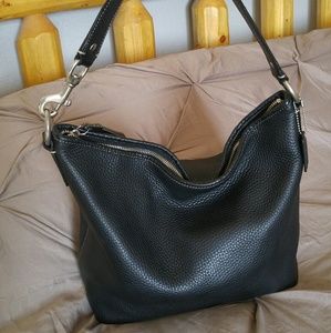 Coach Pebbled Leather Hobo